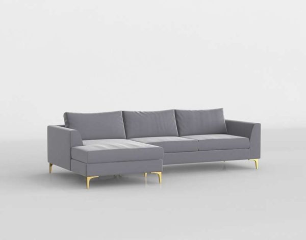 Asher Two Seat Sectional Sofa With left Chaise Joybird