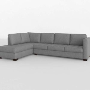 3D Owensbe 2 Piece Sectional