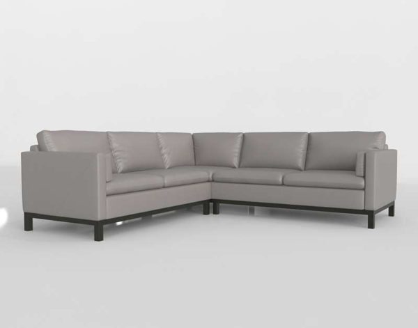 Ventroso Shaped Sectional Sofa Macys 3D