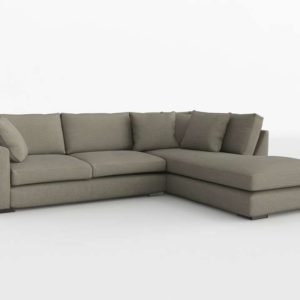 Del Mar Daybed Sectional ZGallerie 3D Design