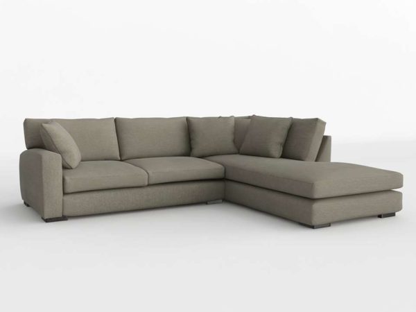Del Mar Daybed Sectional ZGallerie 3D Design