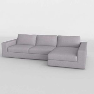3D Walters Sectional Sofa Interior Define