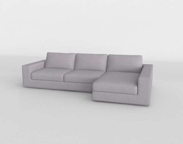 3D Walters Sectional Sofa Interior Define