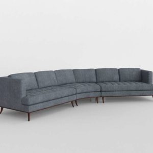 Capri Curved Sectional Sofa Horchow