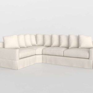 Comfort Square Arm Sectional PB