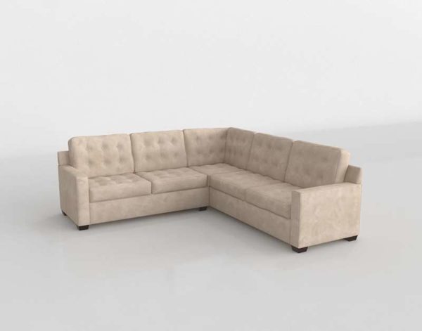 Tribeca Contemporary L Shaped Sectional Sofa Findyour Furniture