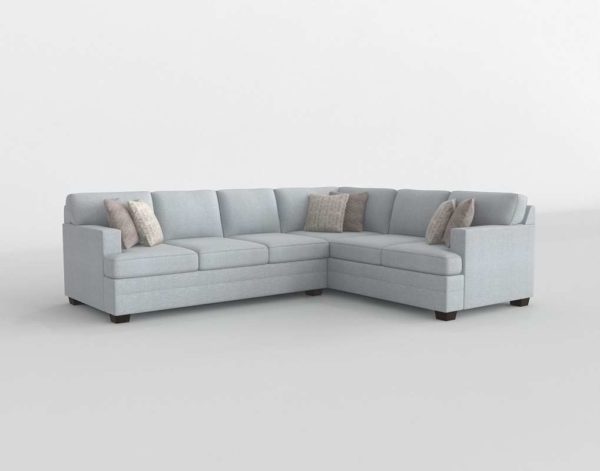Josephine 2 Piece Sectional With Laf Sofa Living Spaces