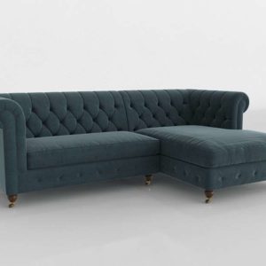 Lyre Chesterfield Sectional