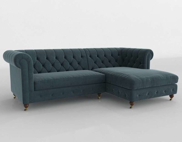 Lyre Chesterfield Sectional