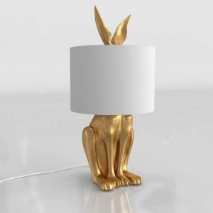 3d Ceramic Rabbit Table Lamp West Elm, Ceramic Bunny Table Lamp