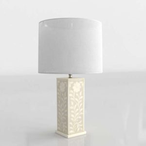 Floral Inlay Lamp Anthropologie