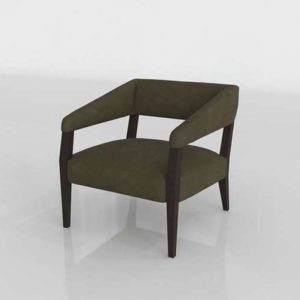crateandbarrel-gary-velvet-chair-3d
