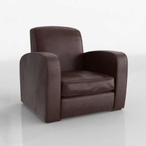 armchair-leather-3d-model