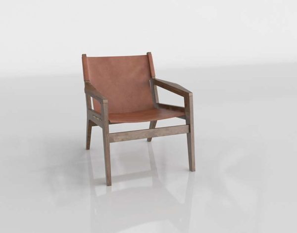 Westelm Felipe Leather Sling Chair