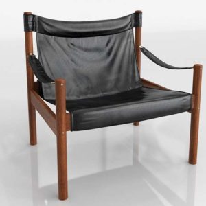 Leather Chair 3D Modeling 01