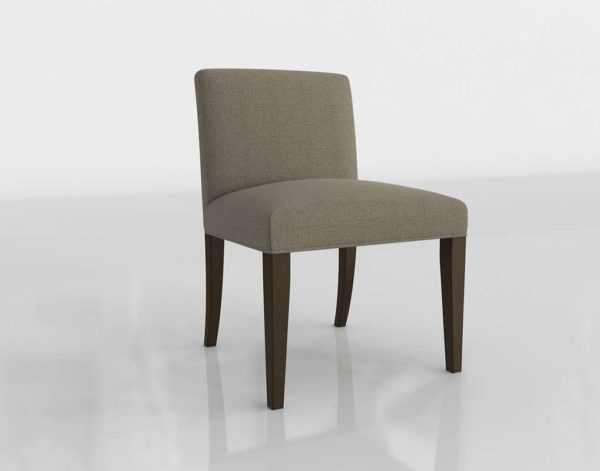 RoomAndBoard Marie Arm Chair In Total Linen