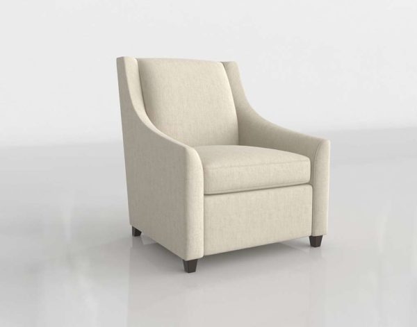 Sweep Arm Chair 3D Modeling