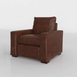 restorationhardware-maxwell-leather-recliner-3d