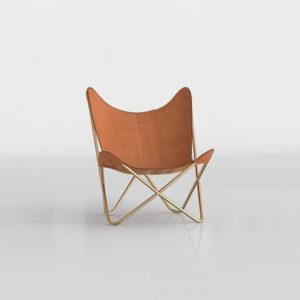 Allmodern Justa Leather Lounge Chair