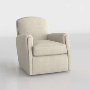 Restorationhardware keaton upholstered club swivel chair