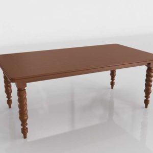 Dining Tables 3D Model GE05