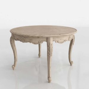 Dining Table Cabriole 3D Furniture