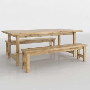 Dining Table 3D Modeling GE08