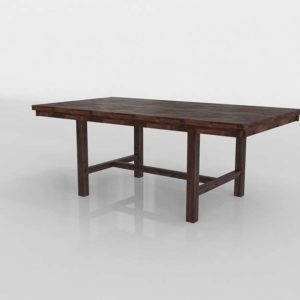 Slumberland Kona Collection Trestle Gathering Table