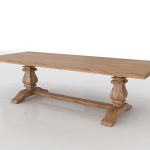 Overstock St Michele Solid Oak Rectangular Dining Table