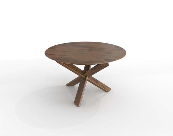 Apex Round Dining Table 3D Crate&Barrel