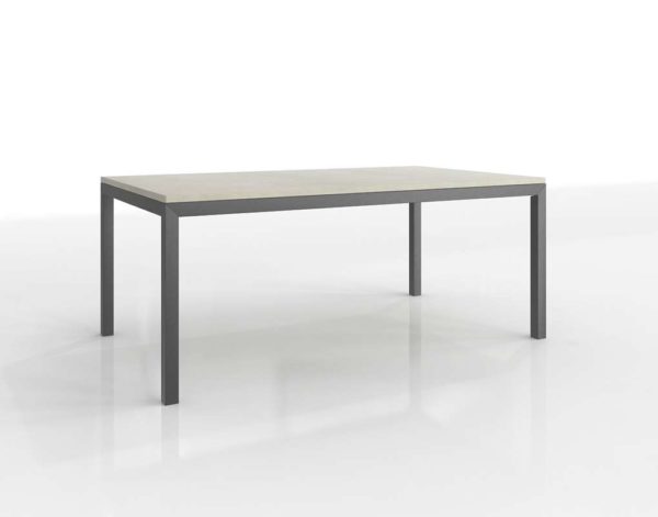 3D Parsons Solid Surface Dining Table CrateAndBarrel