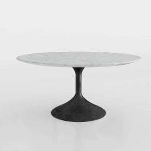 Aero Dining Table RH 3D Model