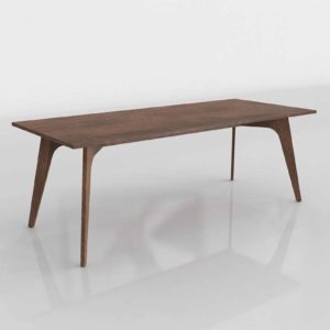 Hesse Top Dining Table Joybird 3D Furniture