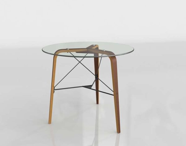 Evelina Square Dining Table 3DWayfair