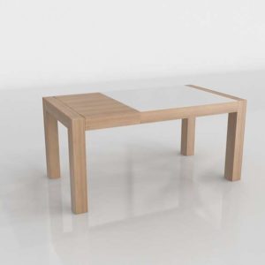 248 Glass Top Table 3D Model