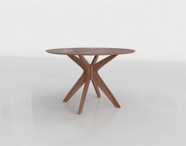 Demuth Dining Table 3D Modeling