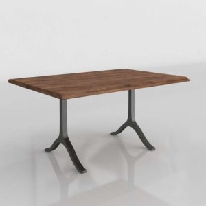 arhaus-dining-table-walnut-3d