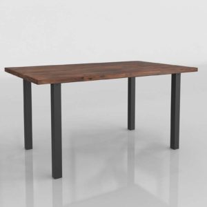 Jofran Urban Dweller Wood And Metal Dining Table