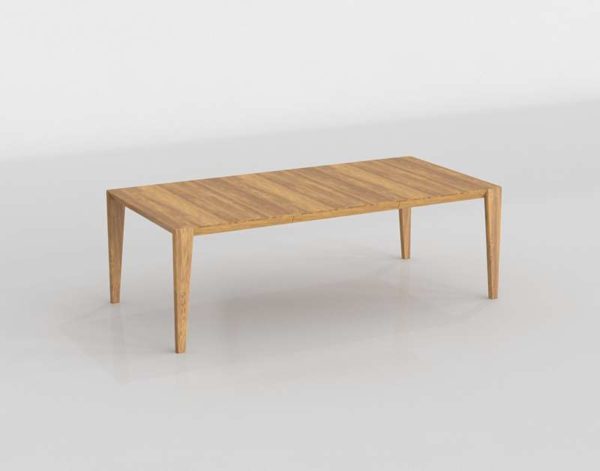 Anderson Dining Table Expandable Acacia Raw