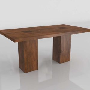 arhaus-tao-dining-table-walnut-3d