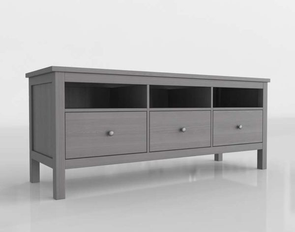 Mueble de TV 3D IKEA Hemnes