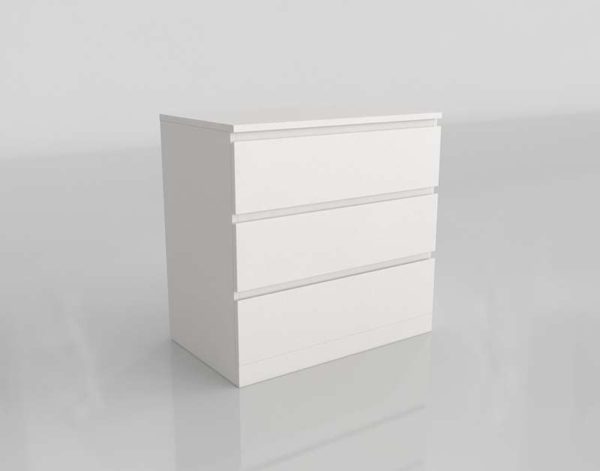 Comoda 3D de 3 Cajones IKEA Malm