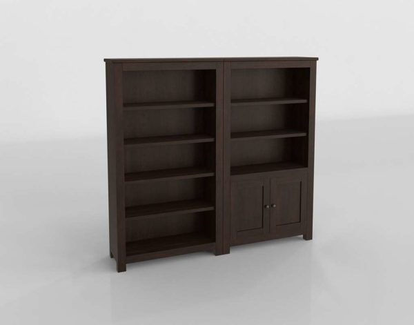 3D Modeling Side Shelving and Bookcases
