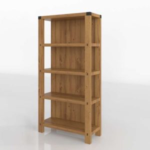 Hendrix Shelf 3D Bookcase PotteryBarn