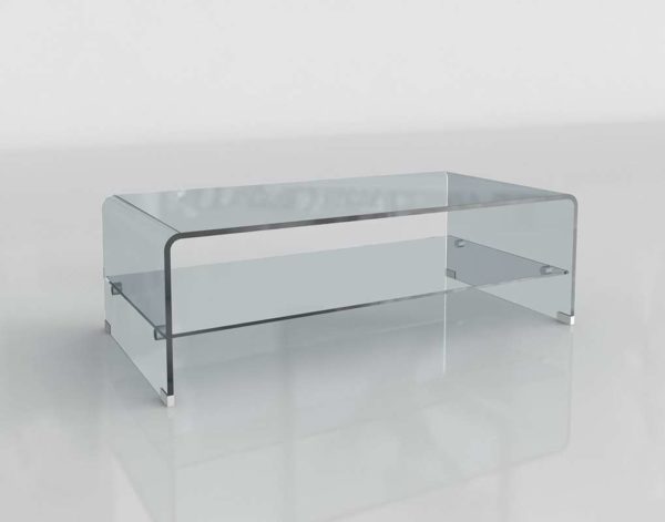 Glass Waiting Room Table 3D Model