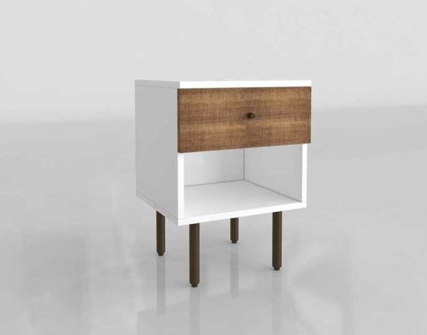 Westelm Reclaimed Wood Lacquer Nightstand