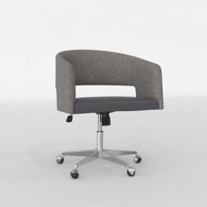 CreateAndBarrel Don Upholstered Office Chair