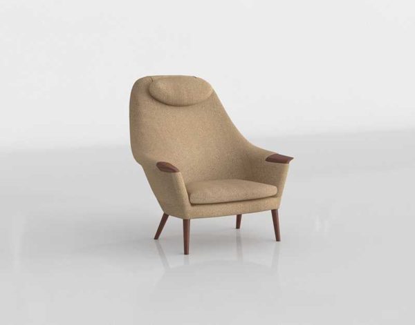 Chair Modelado 3D Salón 187