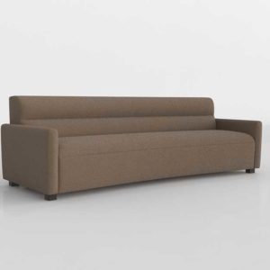 Sydney Curved Sofa 3D Model