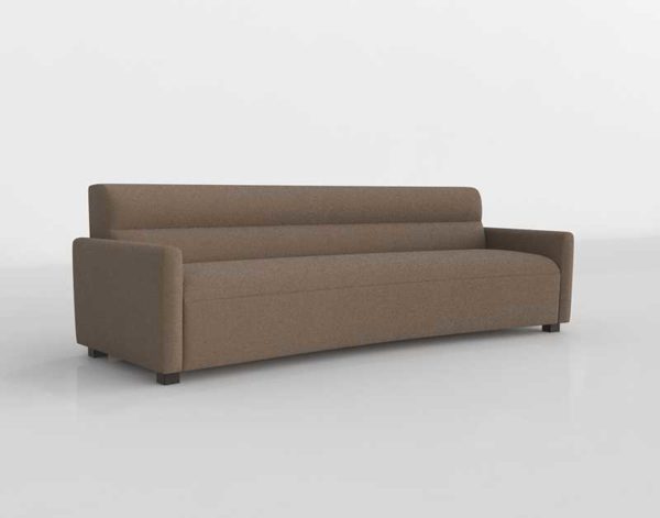 Sydney Curved Sofa 3D Model